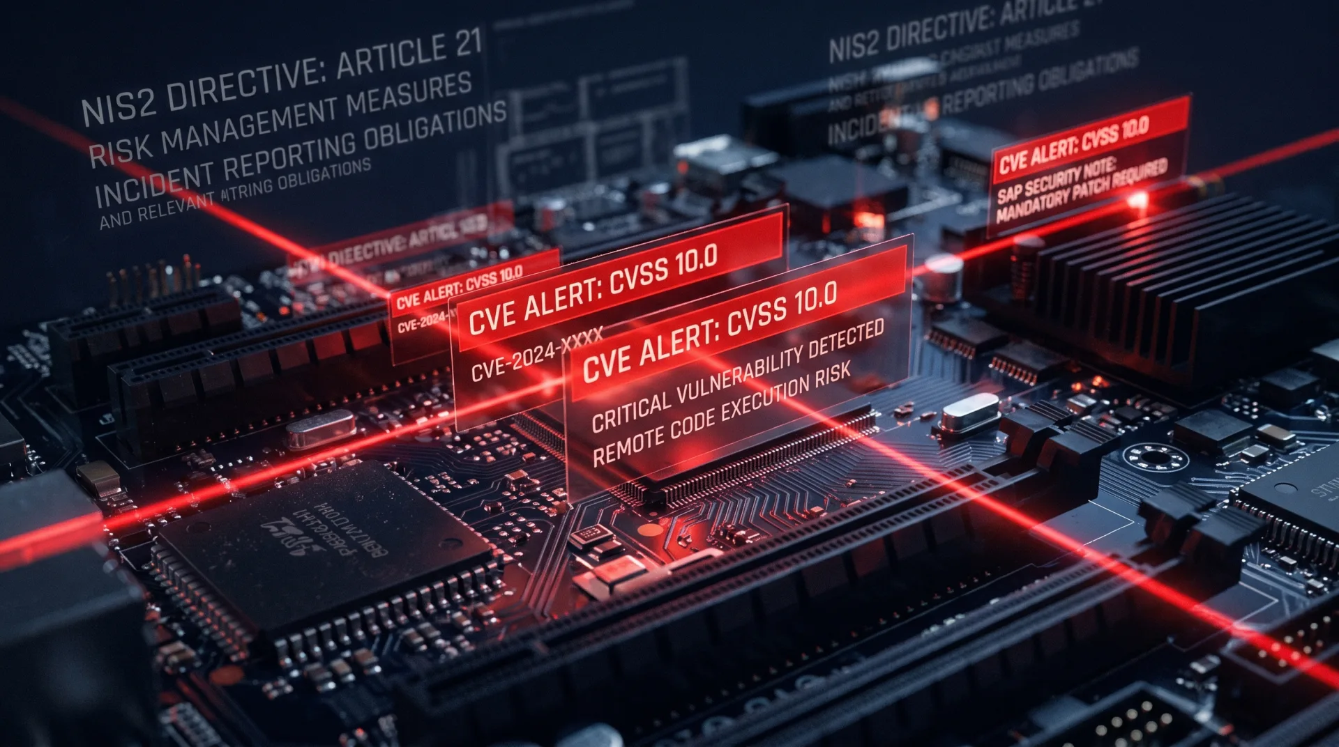 Safe Tuesday: SAP Patch Day vs NIS2. CVE 10.0, 72 Hours and EUR 10 Million in Fines - article cover image