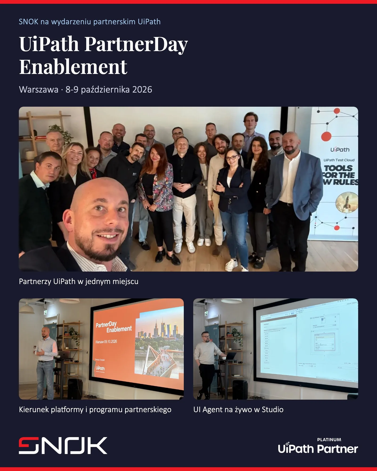 UiPath PartnerDay Enablement 2026 - grafika wydarzenia