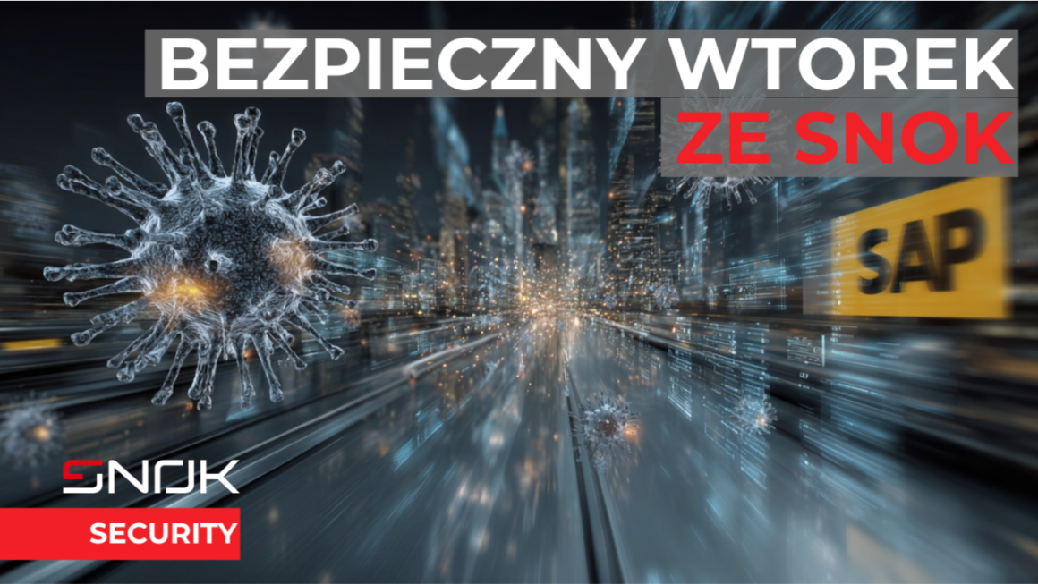 Bezpieczny Wtorek ze SNOK: Bezpieczeństwo w epoce BTP – gdzie kończy się odpowiedzialność SAP, a zaczyna Twoja